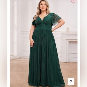 Ever Pretty Deep Green Maxi Dress